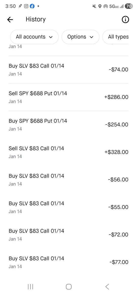 $slv $spy $orcl my plays today