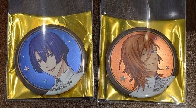 交換】うたプリ ライエモ スイパラ 缶バッジ 譲)レン 真斗 求)嶺二