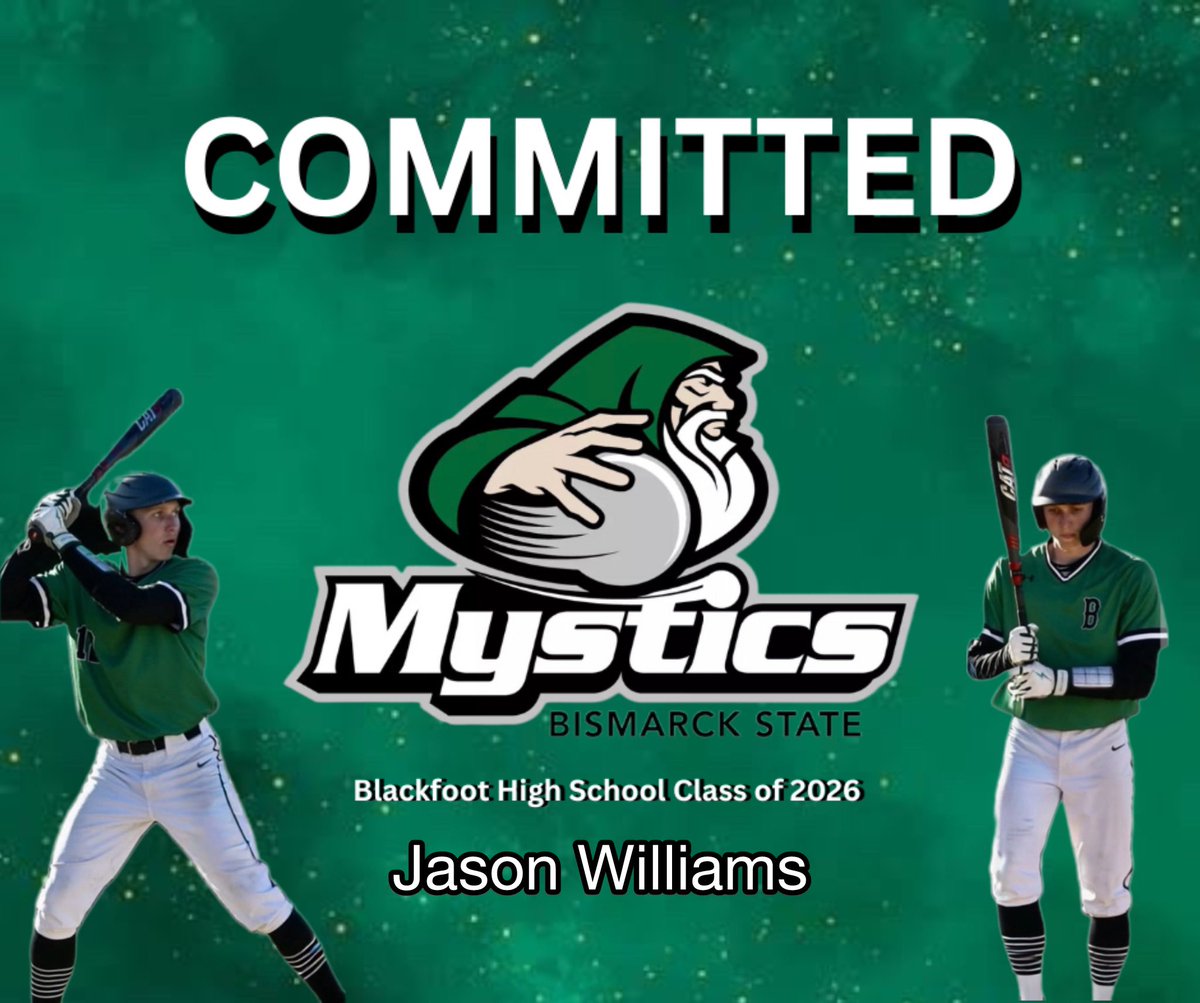 I'm looking forward to continue my athletic and academic career at Bismark State College. Thanks to all my coaches and family for making this possible.