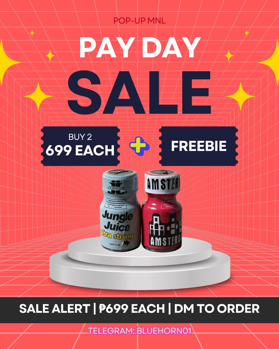 💸 Payday just landed.
The lights are low. The mood is right.
You know exactly what this night needs. 😌

JAN 15–18 PAYDAY PROMO
🔥 Buy 2 for ₱699 each
🎁 Freebie included — because some pleasures are better doubled.

No noise. No questions. Just that slow, familiar rush.
👉 DM