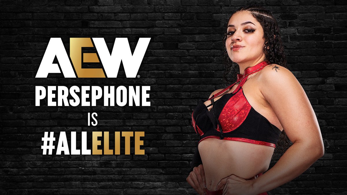 TonyKhan's tweet image. She’s a top star in @CMLL_OFICIAL, and now with her dual contract, she’s officially All Elite!

Welcome to @AEW, Persephone!