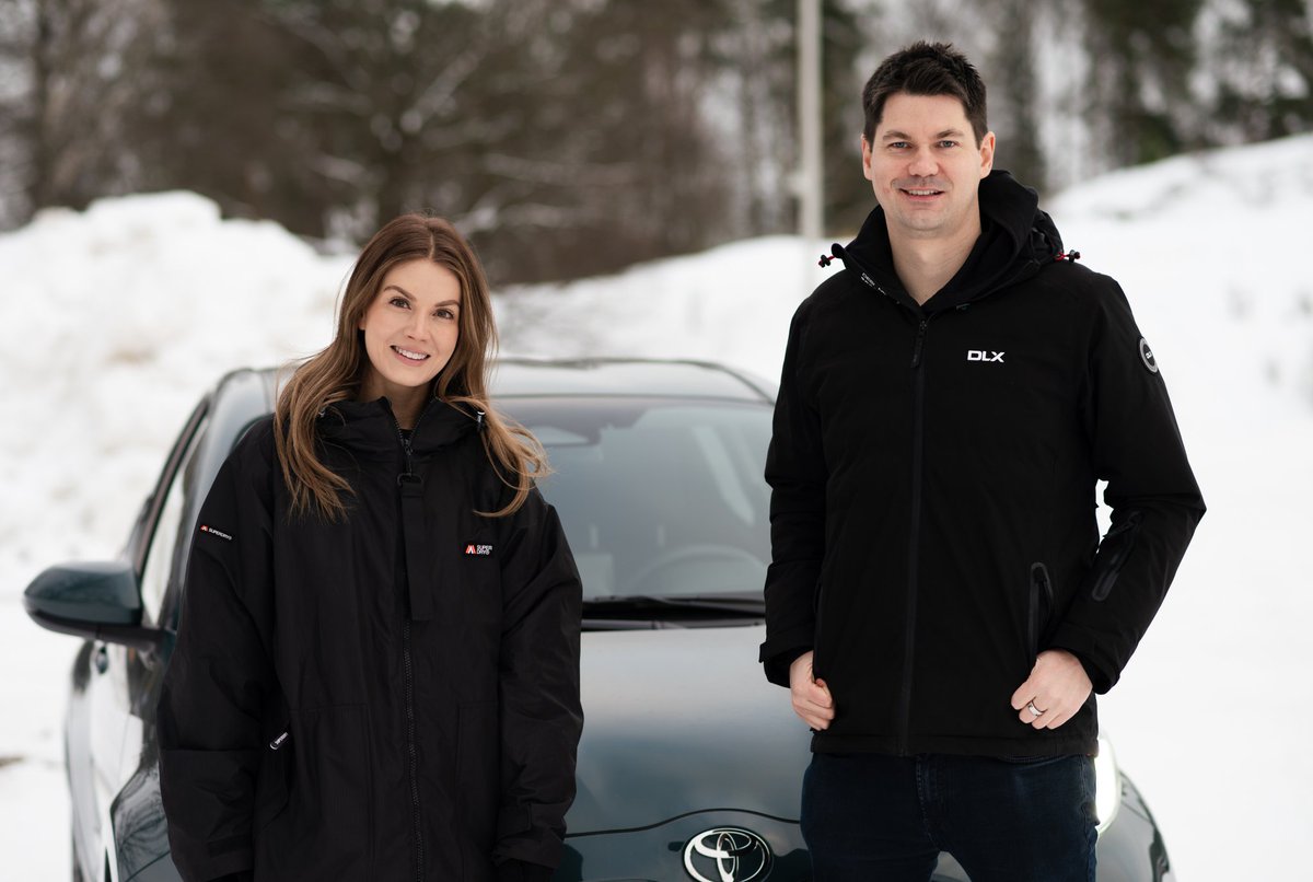 Teemu Suninen &amp; Janni Hussi will start <a href="/RallySweden/">Rally Sweden</a> with Delta Rally Team's Toyota GR Yaris Rally2.
📷: Sania Svinarenko