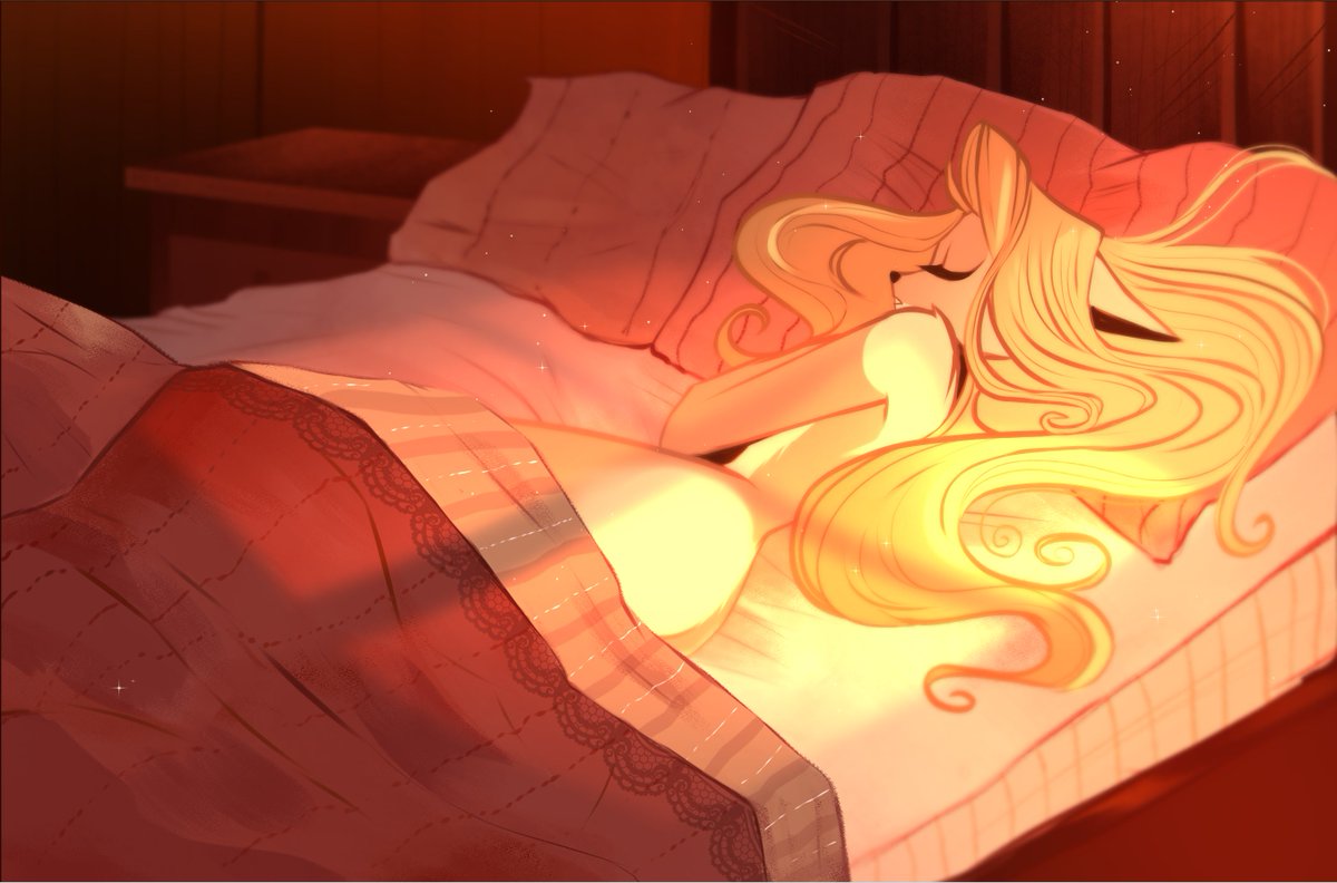 someone else's bed~
#oc #furryartwork