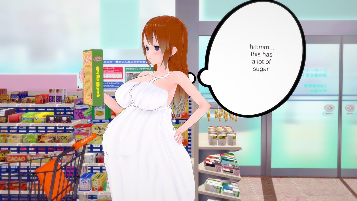 LilyOC_art's tweet image. Dress  #pregnantart #pregnant #Oc #koikatsuparty #animepregnant #koikatsu #コイカツ #妊娠 #ボテ腹
