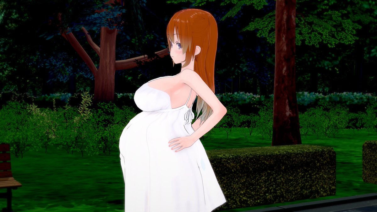 LilyOC_art's tweet image. Dress  #pregnantart #pregnant #Oc #koikatsuparty #animepregnant #koikatsu #コイカツ #妊娠 #ボテ腹