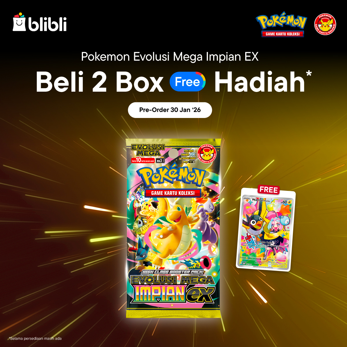 bliblidotcom's tweet photo. Ngumpul makin seru kalau ada kartu yang bisa dikoleksi dan dipamerin bareng 😆 Sekalian nambah stok buat main atau koleksi, cek yang lagi ada bonusnya di sini 🃏✨
https://t.co/Pj6nOwlOF8
#CekDuluDiBlibli #NoBlablaDiBlibli #mbsx https://t.co/t1Y3Tcv9Vr
