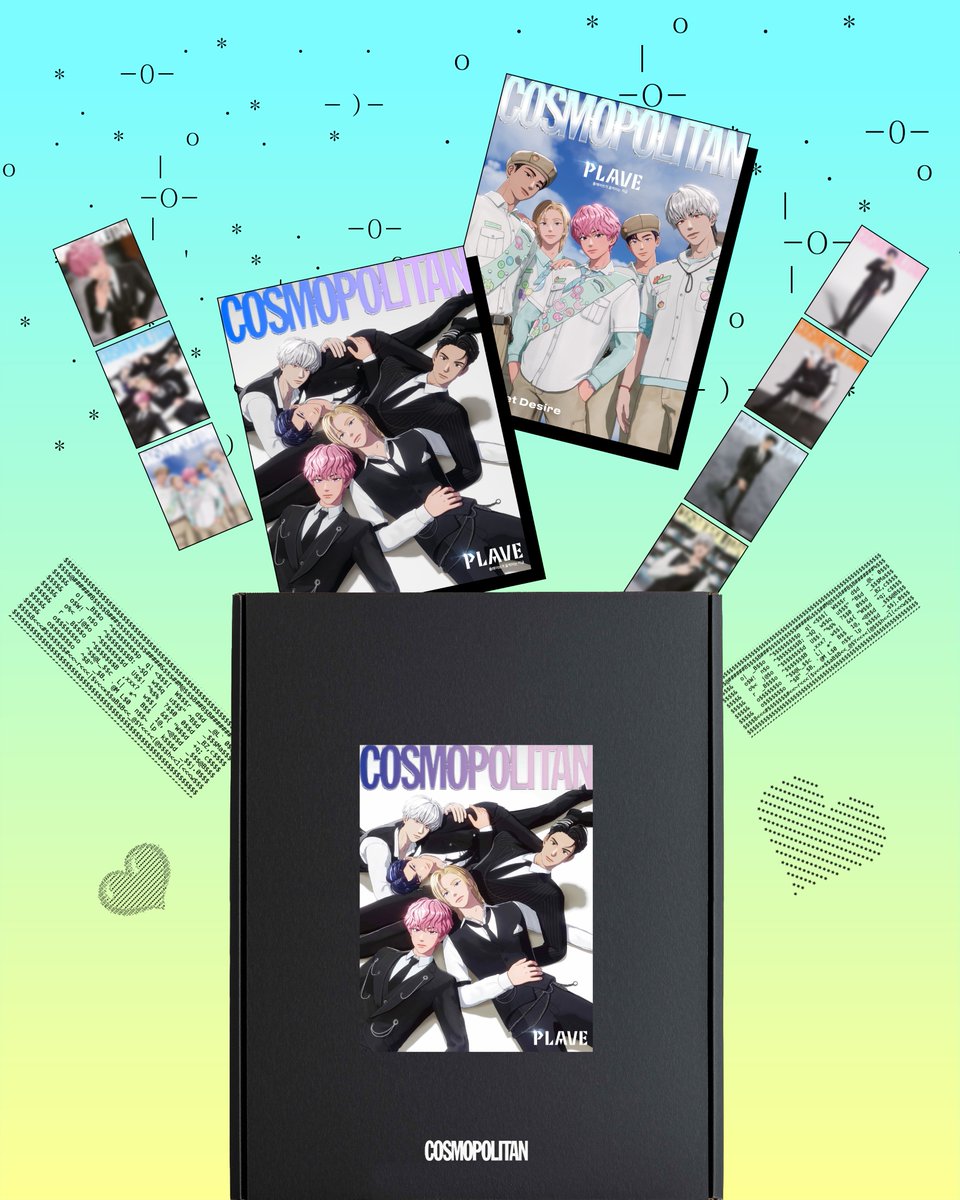COSMOPOLITAN X PLAVE(<a href="/plave_official/">PLAVE(플레이브) OFFICIAL</a>) 2월호 ‘감다살’ 패키지 저요 저요! 코스모 플레이브 화보는 소중하니까 보관도 소중하게 해야 하잖아요. ✩°｡⋆⸜ 오직 2월호 플레이브를 위한 케이스에 커버 2종과 미니 커버 엽서 7종 모두 받아볼 수 있는 구성! 지금 주요 온라인 서점에서 예약 가능! 📚