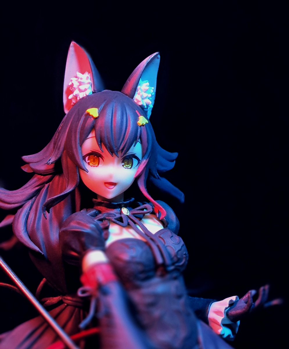 一番くじでゲットしたミオしゃのフィギュア！ 非常に良いです。飾り方