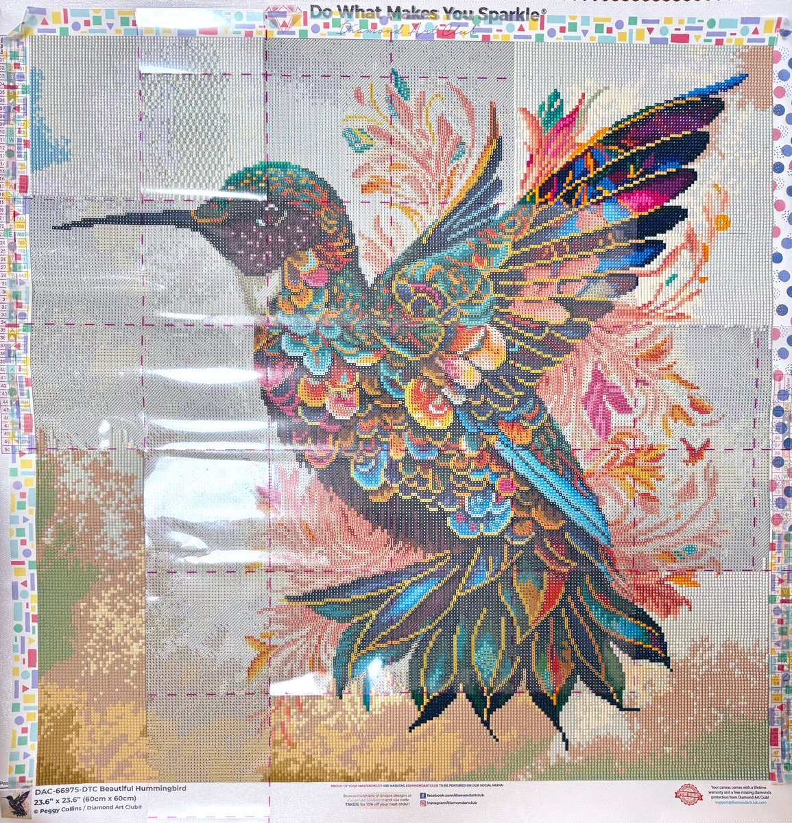 torisukiii834's tweet image. DAC「Beautiful Hummingbird」進捗です🕊️
AB地獄のピンセット置きに挫折してます笑😂気が向いたらやる🤥
今日もいいお天気、感謝です☀️
#DAC
#ダイヤモンドアート