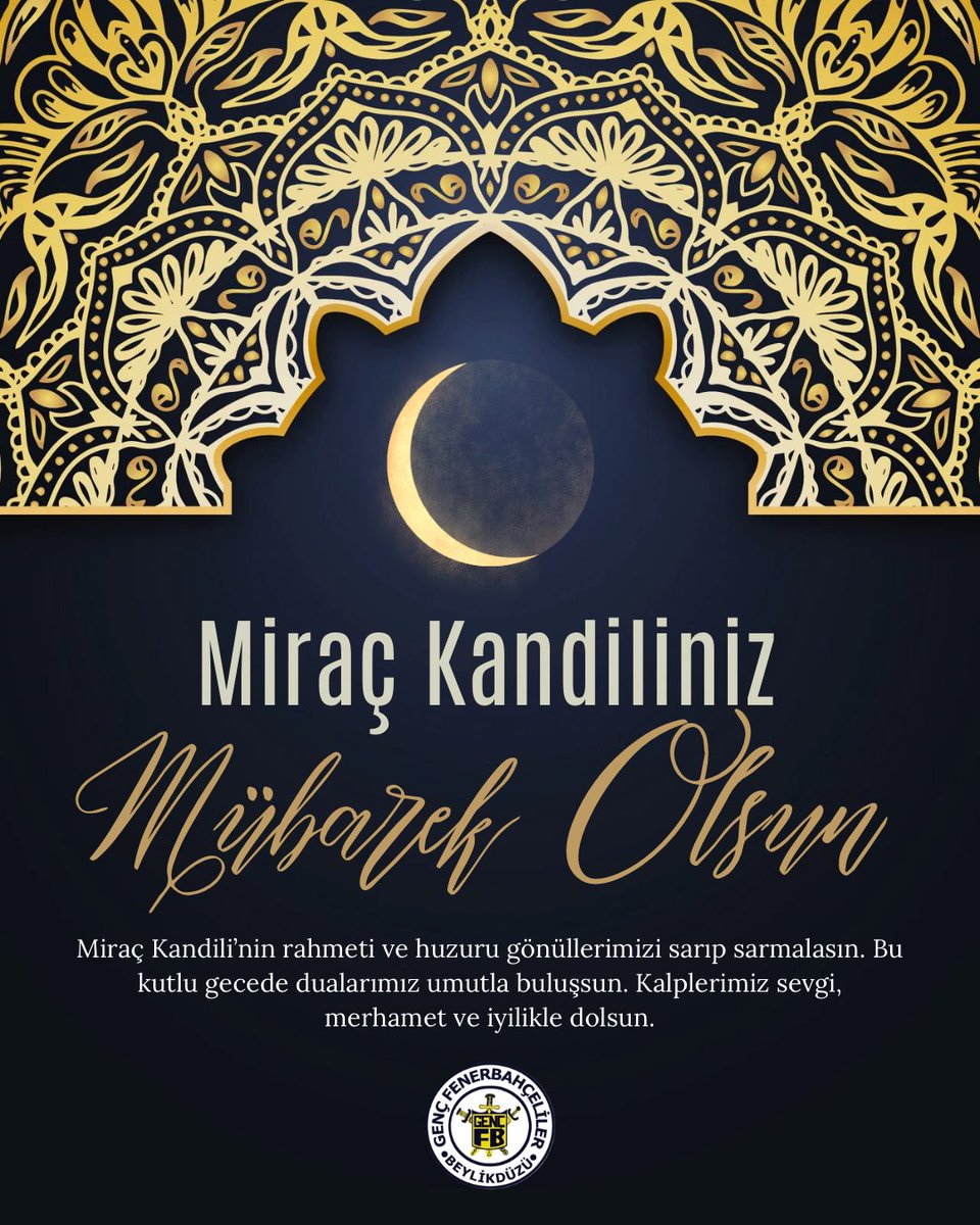 Tüm İslam aleminin Miraç Kandili'ni en içten dileklerimizle kutlar, Cenab-ı Allah'tan hayırlara vesile olmasını dileriz.
