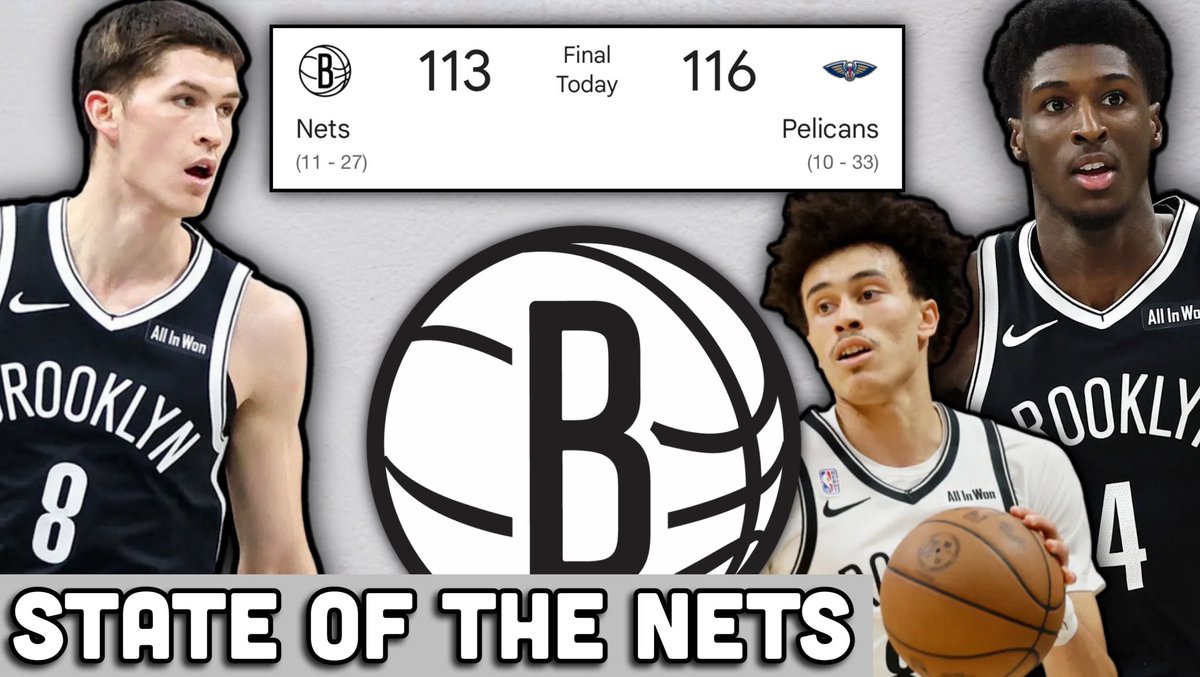 Brooklyn Nets Mid-Season Vibe Check | Rookies | MPJ Trade? #NetsWorld 

Video ⬇️
youtu.be/mhtx12kUpxI?si… 

Podcast ⬇️
open.spotify.com/episode/4tl5vB…