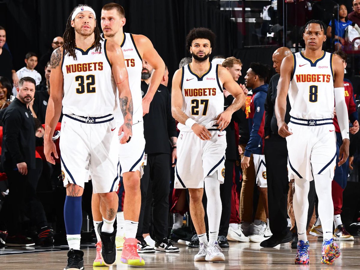 NuggetsWorldd's tweet image. Nuggets are currently the #2 seed in the West despite not having Nikola Jokić for the last 9 games…

NUGGETS ARE 6-3 since Jokić got hurt