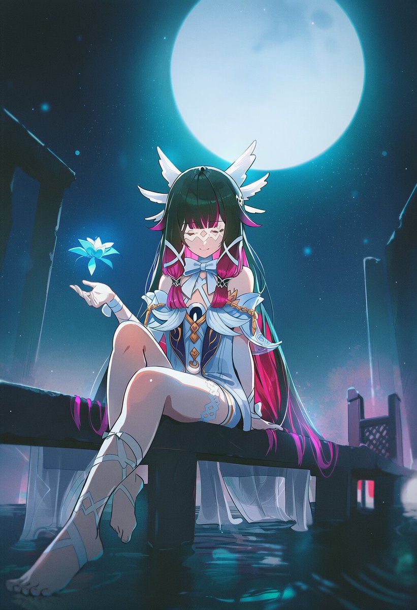 RandomAILewds's tweet image. Have been seeing online that Columbina seems like the new darling child of Genshin. Looking at her design and animations, that seems hard to deny.

#GenshinImpact #Columbina