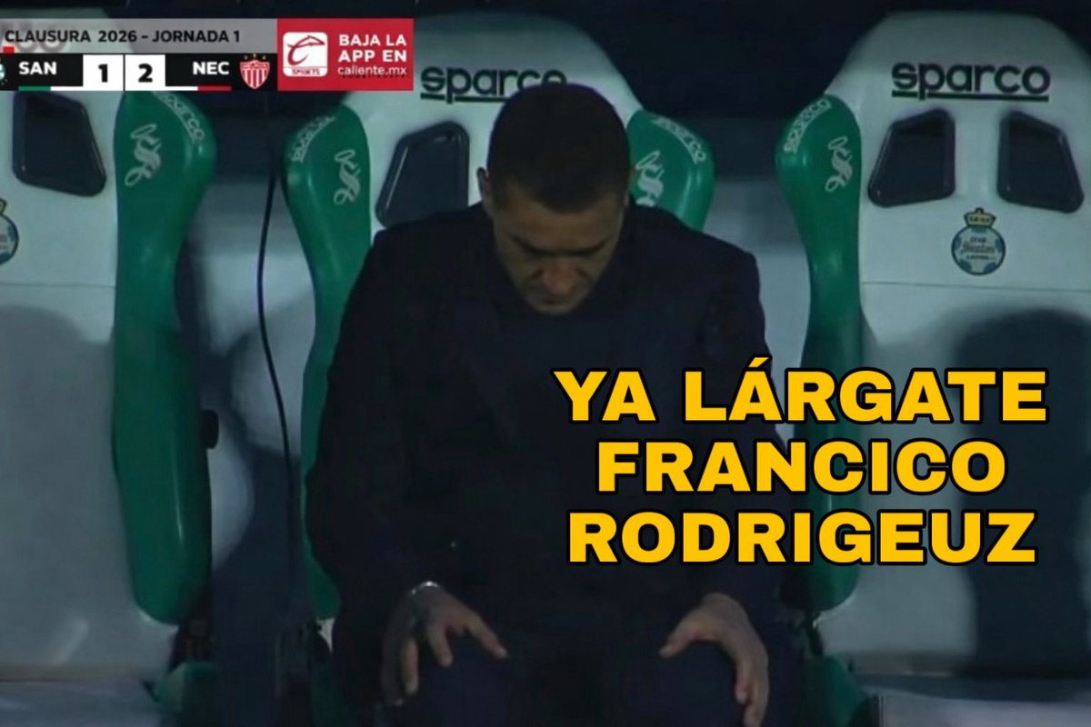 Le vas ganando al bicampeón de la liga en su casa con un muy buen primer tiempo e inexplicablemente experimentas en el segundo tiempo sacando a tu lateral, por un volante que no sabe defender. Lo de Francisco Rodríguez es de terror. Adiós de Santos laguna