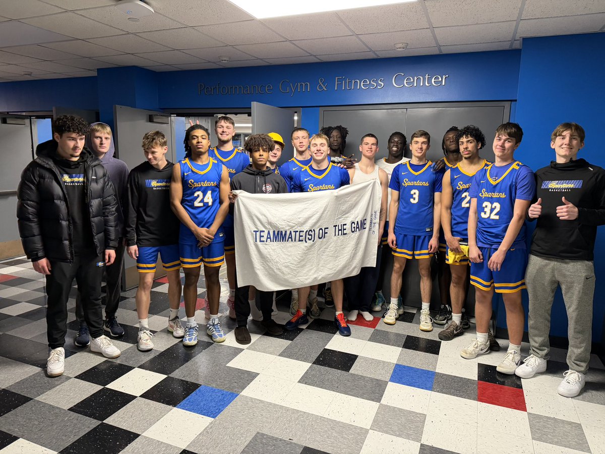 MStateSpartanBB's tweet image. Spartan TEAMMATES of the game in win over Anoka went to the whole team on a great effort and supporting each other. 
@dcresap05 @MStateCollege