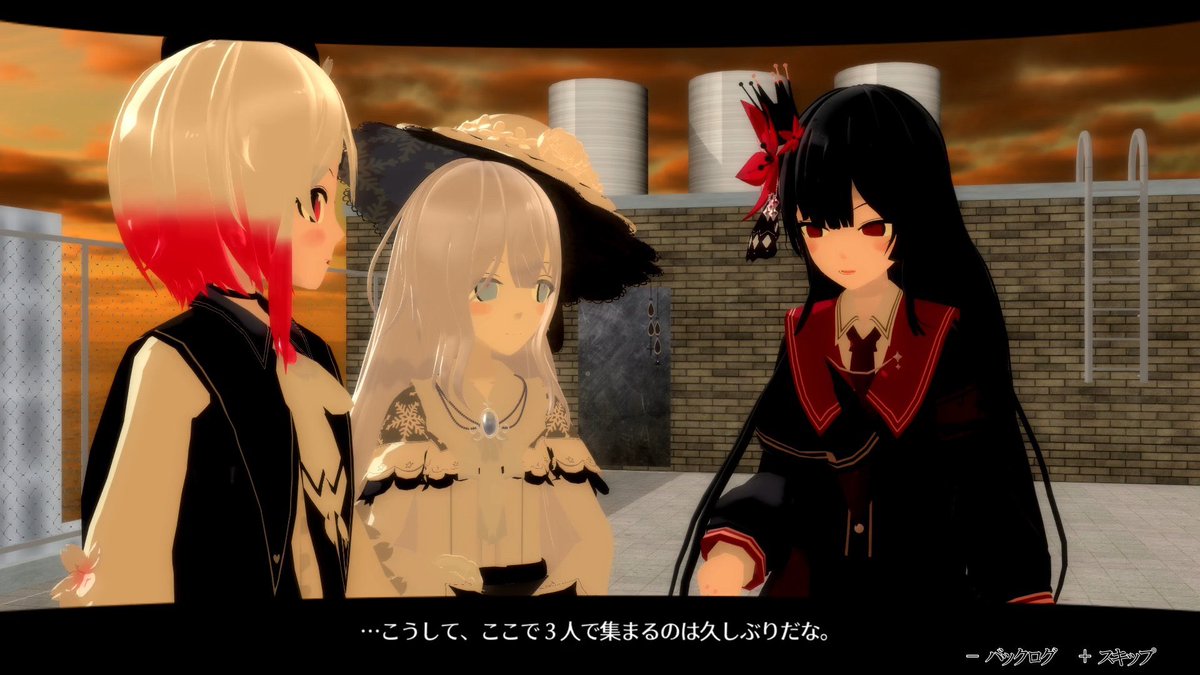 vacha_aki's tweet photo. もしも魔法少女ノ魔女裁判が3DのADVとしてフルリメイクされたら…？
完全新規ルートのシーンも公開！(存在しない記憶)

※「14人」全員生存ルートとかいう妄想が入りまくってます

お借りしたモデル・エフェクトはリプにあります。

#まのさば二次創作
#まのさばネタバレ https://t.co/jhpd3zEeao