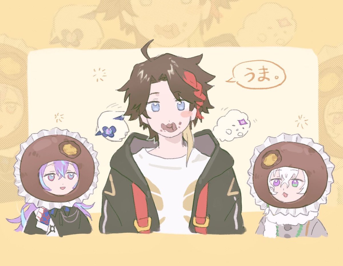 worenne333's tweet image. もぐもぐ...🍩