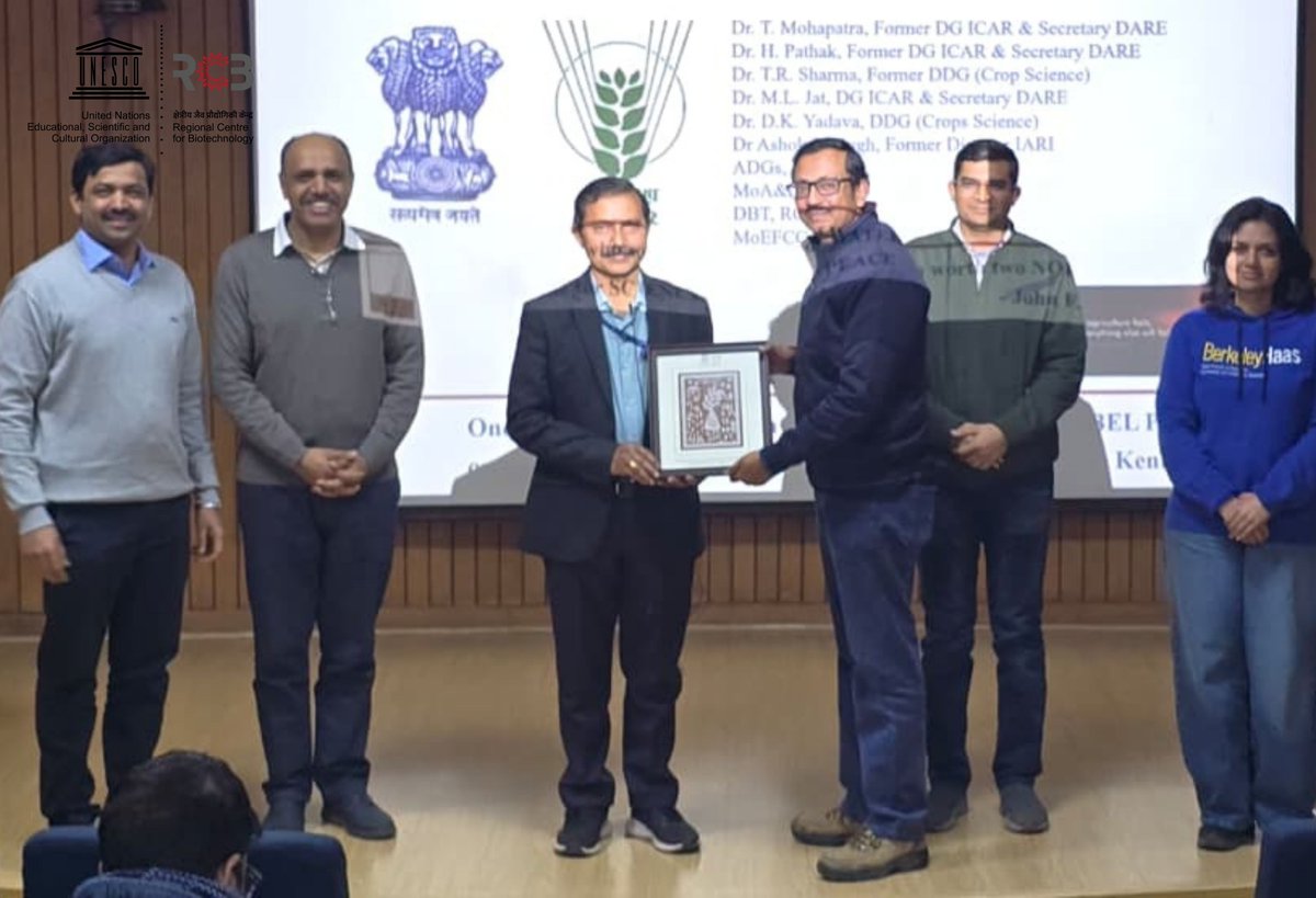 On 10th Jan, the Gene Editing Workshop featured a perceptive talk by Dr. C. Vishwanathan (Joint Director–Research, ICAR–IARI) on site-directed nuclease (SDN) techniques in rice variety development. 🌾
<a href="/BricDbt/">BRIC DBT</a> <a href="/icarindia/">Indian Council of Agricultural Research.</a> <a href="/ArvindK_Sahu/">Arvind K. Sahu</a> <a href="/Shivani38107628/">Shivani Vashist</a> <a href="/ramu_tiger123/">Ramu</a> <a href="/DBTIndia/">Department of Biotechnology</a>