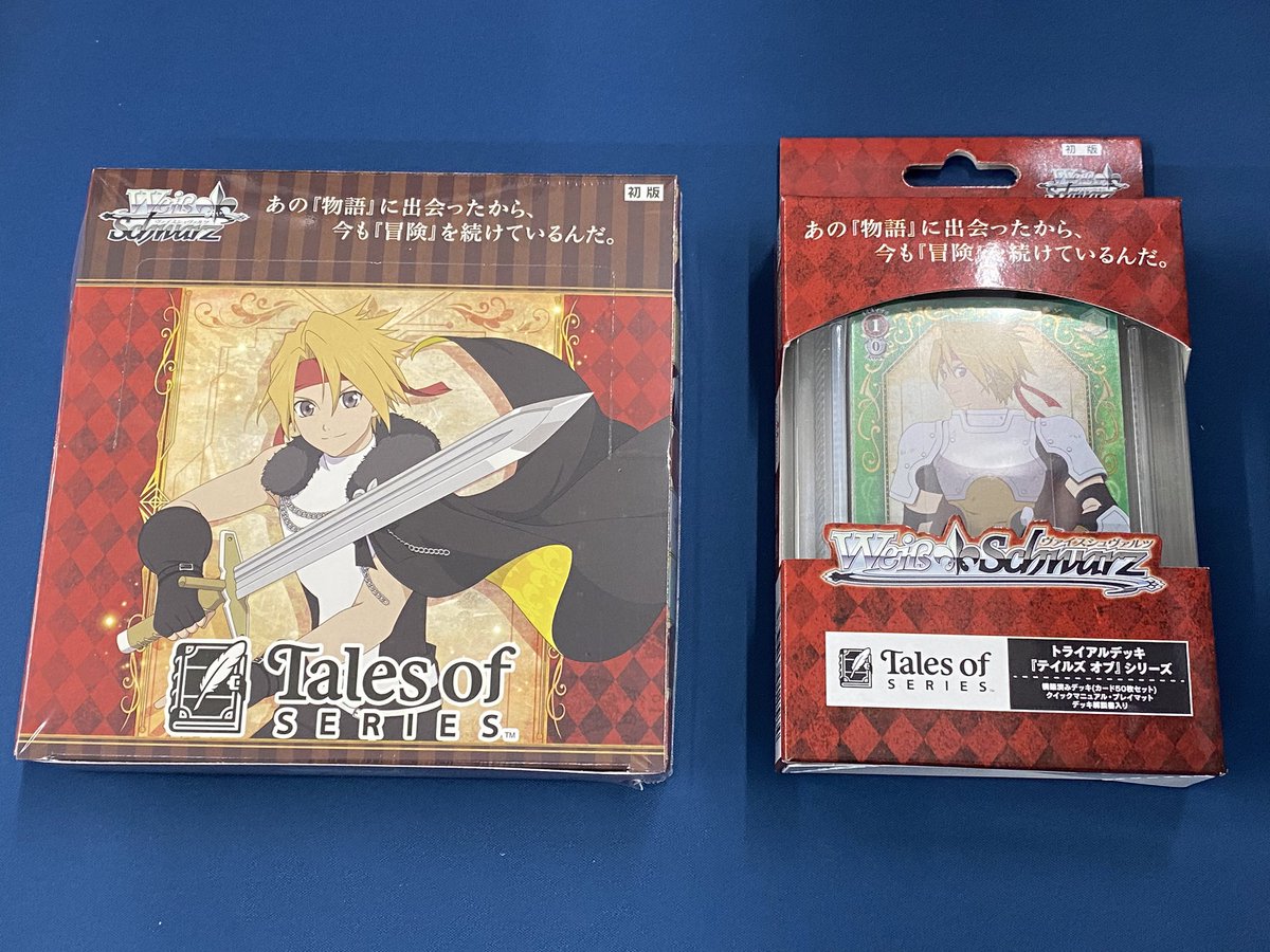 トライアルデッキ　ブースターデッキ　各1BOX分 入荷情報】 1/16（金）発売‼️ ヴァイスシュヴァルツ 『Tales of