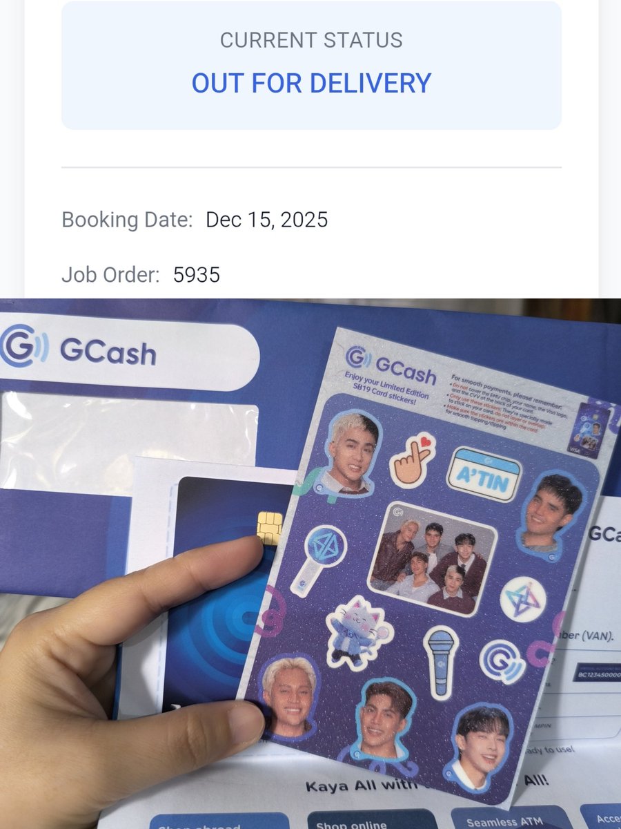 iamcrazygracie's tweet photo. Finally! After exactly 1month, dumating na din.. ๐
๐
#SB19
#GcashCard
#SB19xGCash https://t.co/PWdd7siivb