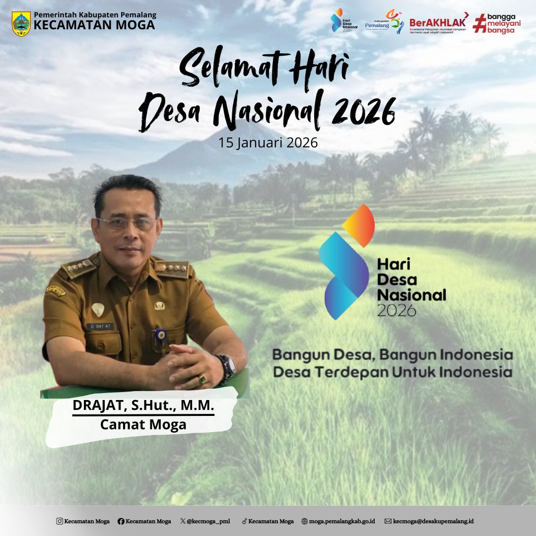 Selamat Hari Drsa Nasional 2026
Moga, 15 Januari 2026