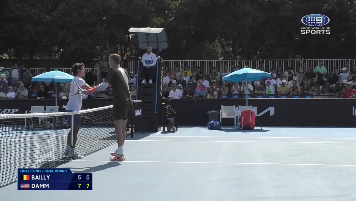 S16: Martin Damm, Jr. d. Gilles-Arnaud Bailly 7-5, 7-5. MAKE THAT MARTIN'S SECOND GRAND SLAM APPEARANCE AS WELL!! Which means, more father and son combo? (dad's more like dubs player 😁)

His 1st was in USO '25 (l. F. Tiafoe in R2 after defeating Darwin Blanch in R1, if I'm not