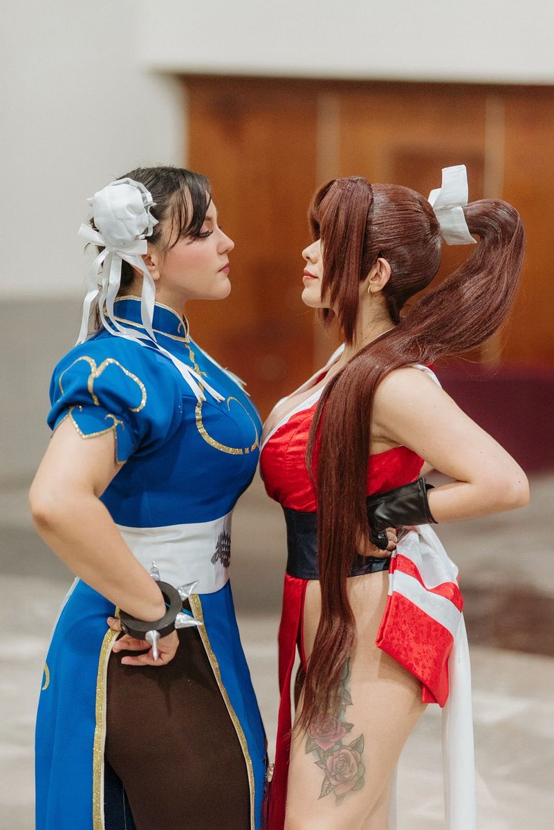 KarenGWaifu's tweet image. Chun Li @JudysLullaby x Mai Shiranui 

#StreetFighter #kof