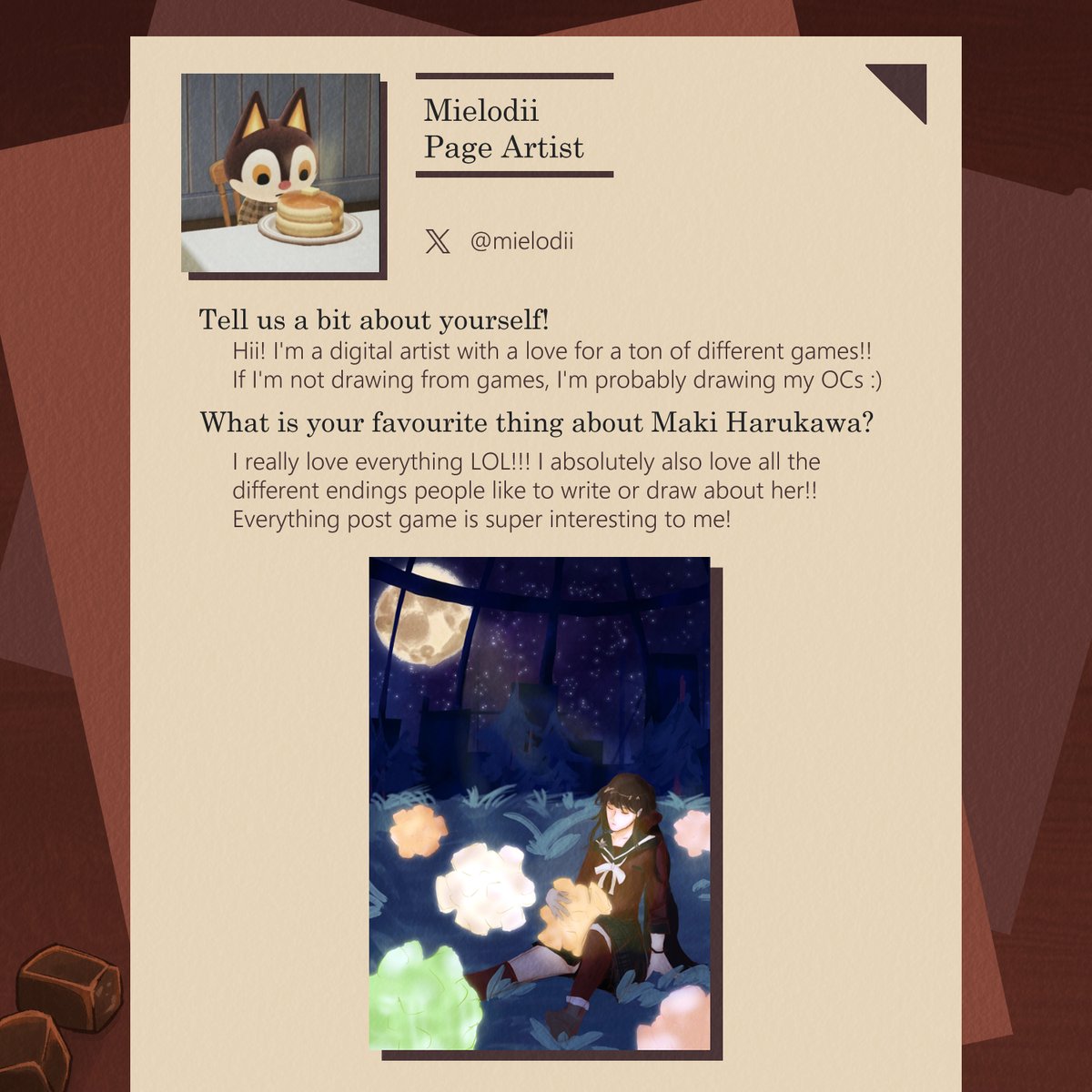 CONTRIBUTOR SPOTLIGHT 🔪🧸

We love Mielodii's atmospheric pieces with beautiful colours!

TWT: <a href="/mielodii/">Meli</a>