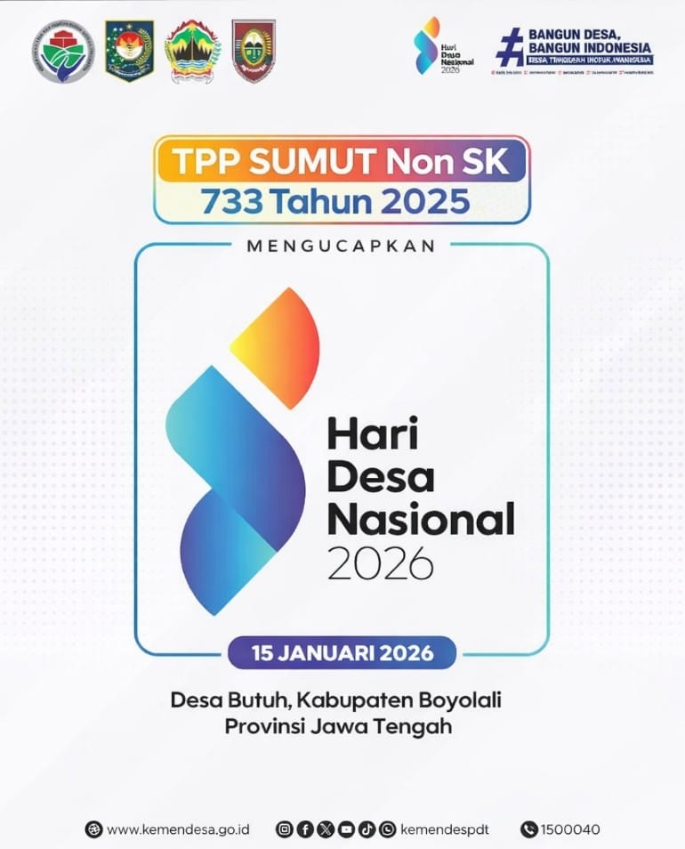Selamat Hari Desa
Maaf hanya menyatakan bukan merayakan.  Ada Hak Desa terampas. Ada Kawan Pendamping terhempas. Merayakan apakah pantas?
#1150TPPdiSumutdiPHKMassal
#KeberatanSK733BPSDM
#TPPProvinsiSumut
<a href="/prabowo/">Prabowo Subianto</a> <a href="/YandriSusanto/">Yandri Susanto</a> <a href="/ArizaPatria/">Ariza Patria</a> <a href="/KerjaSeskabRI/">Letkol Teddy Indra Wijaya</a>  <a href="/KemenkumhamRI/">KemenkumHamRI</a>