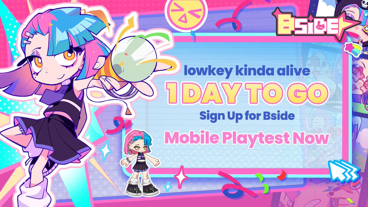 Bside_zone's tweet image. 𝟙 𝔻𝕒𝕪 𝕥𝕠 𝕘𝕠!
𝕒 𝕨𝕠𝕣𝕝𝕕 𝕓𝕦𝕚𝕝𝕥 𝕗𝕠𝕣 𝕖𝕩𝕡𝕝𝕠𝕣𝕒𝕥𝕚𝕠𝕟, 𝕤𝕖𝕝𝕗-𝕖𝕩𝕡𝕣𝕖𝕤𝕤𝕚𝕠𝕟, 𝕒𝕟𝕕 𝕧𝕚𝕣𝕥𝕦𝕒𝕝 𝕔𝕠𝕞𝕡𝕒𝕟𝕪.
𝕠𝕦𝕣 𝕞𝕠𝕓𝕚𝕝𝕖 𝕡𝕝𝕒𝕪𝕥𝕖𝕤𝕥 𝕨𝕚𝕝𝕝 𝕝𝕒𝕦𝕟𝕔𝕙 𝕤𝕠𝕠𝕟, 𝕨𝕠𝕦𝕝𝕕 𝕪𝕠𝕦 𝕙𝕖𝕝𝕡 𝕦𝕤?🐰 bside.zone