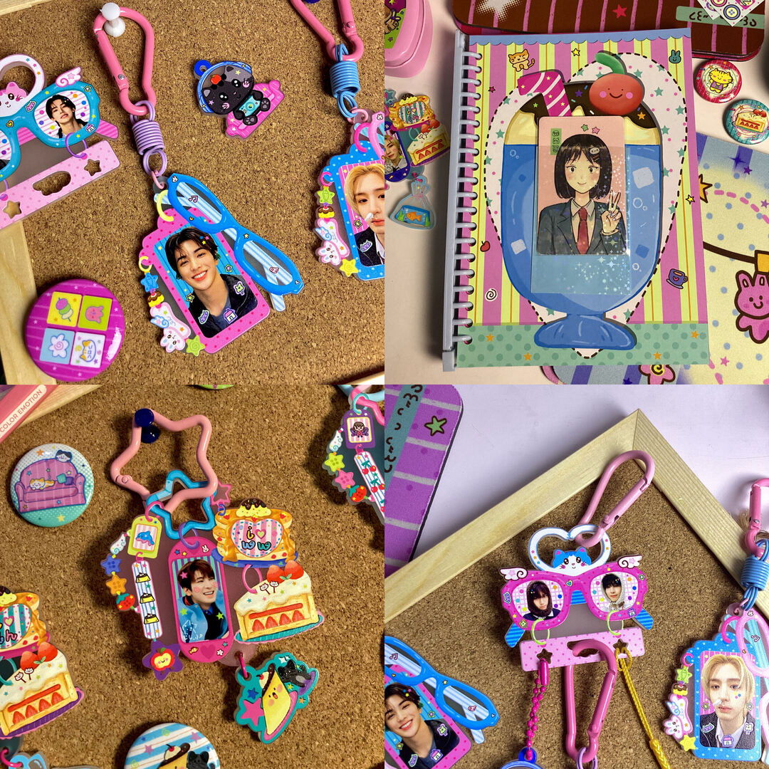 sells hi, aku mau open po produk2 iniii ✋✋🏻✋🏼

⭐️ scrapbook 
⭐️ keychain &amp; charm holder SVT, CORTIS, BND, TWS, ALD1, NCT WISH, NCT DREAM
⭐️ bisa custom

🍄 price keychain start 29k 🍎⭐️🍮🍧

drop ur @ yaa! ( @  _delicats  )