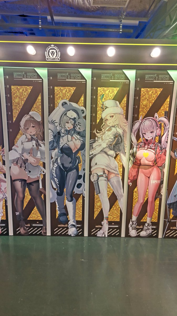 Kanon0326's tweet photo. ニケ展行ってみました
思ってたよりも皆身長低いのね…
#勝利の女神NIKKE #NIKKE展 https://t.co/OISSPfgqNH