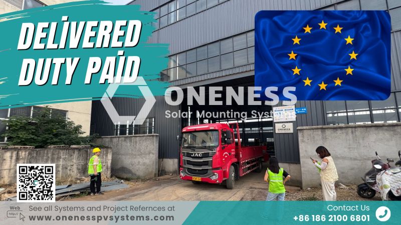 IvanYordanovBUL's tweet image. 2026 UPDATE🔥 ONENESS SOLAR MOUNTING SYSTEMS now delivers everything, everywhere in the EU🇪🇺 DDP EUROPE NOW AVAILABLE‼️

#SolarMounting #SolarRacking #SolarMountingSystems #PVMounting #SolarStructures #DDPDelivery