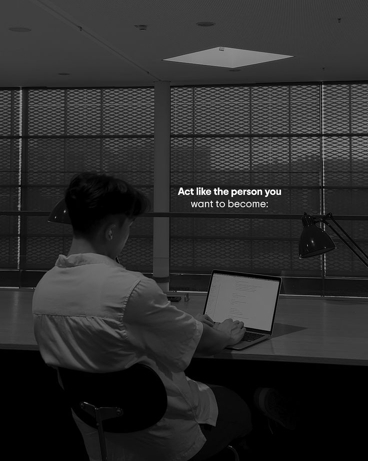 Act like the person you want to become.
Show up before you feel ready.
Build the habits first, the results will follow

Good morning 💖