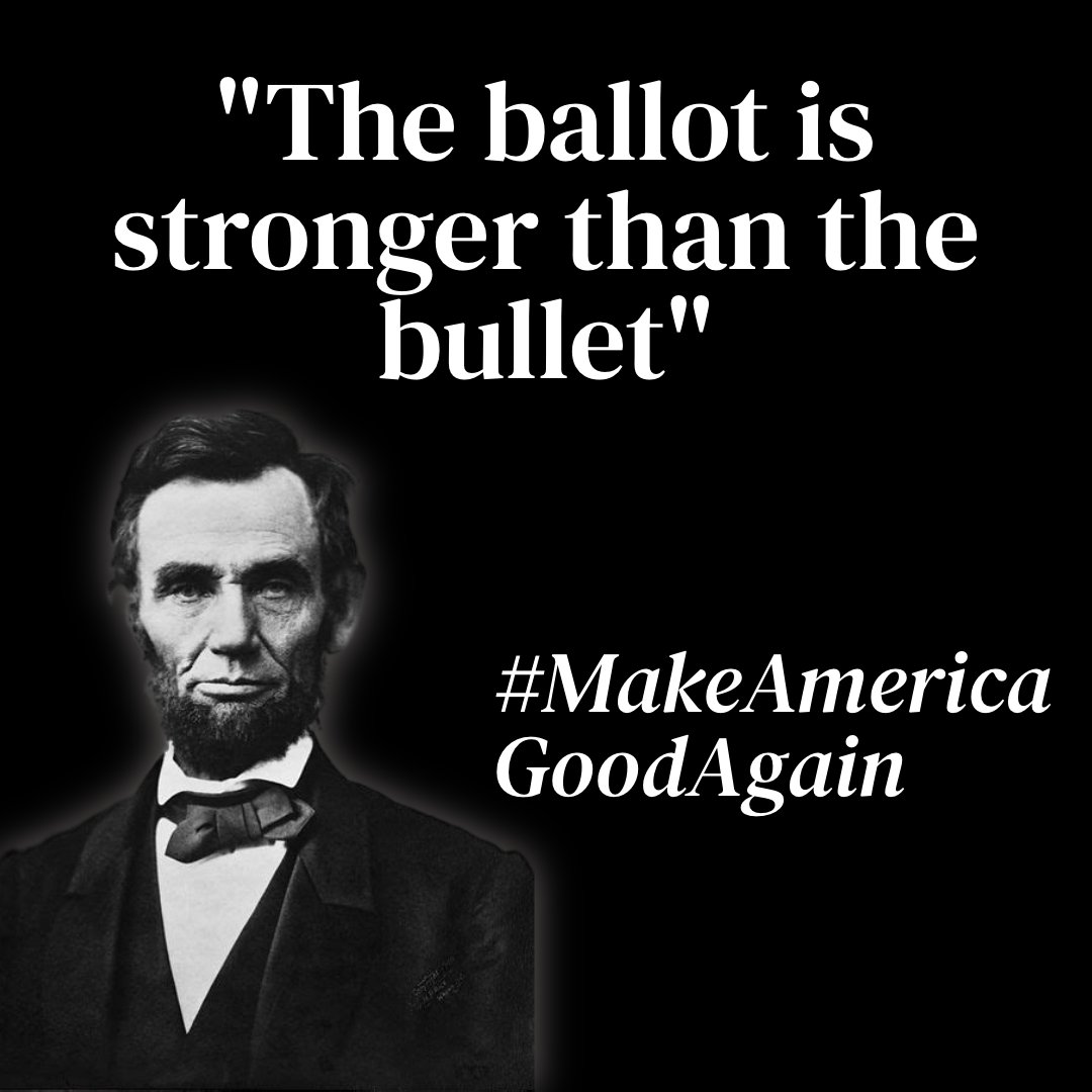 #MakeAmericaGoodAgain please