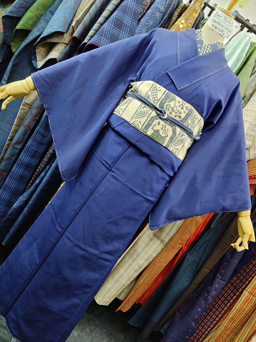 断捨離中　次回発送1/4以降　 c27着物+c93小物 断捨離中 次回発送1/4以降 c27着物+c93小物 濃紺の