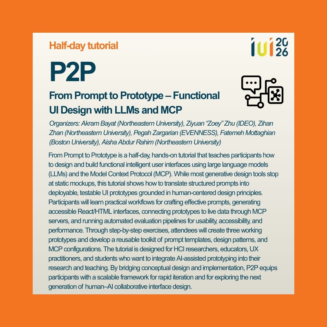 ACM IUI 2026 tweet media