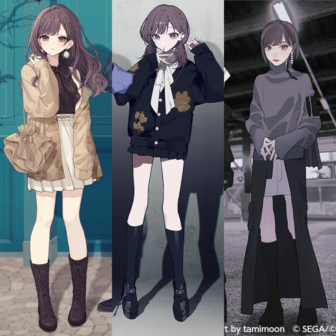 プロセカZOZOTOWNコラボのイラストをまとめてみた（ニーゴ）