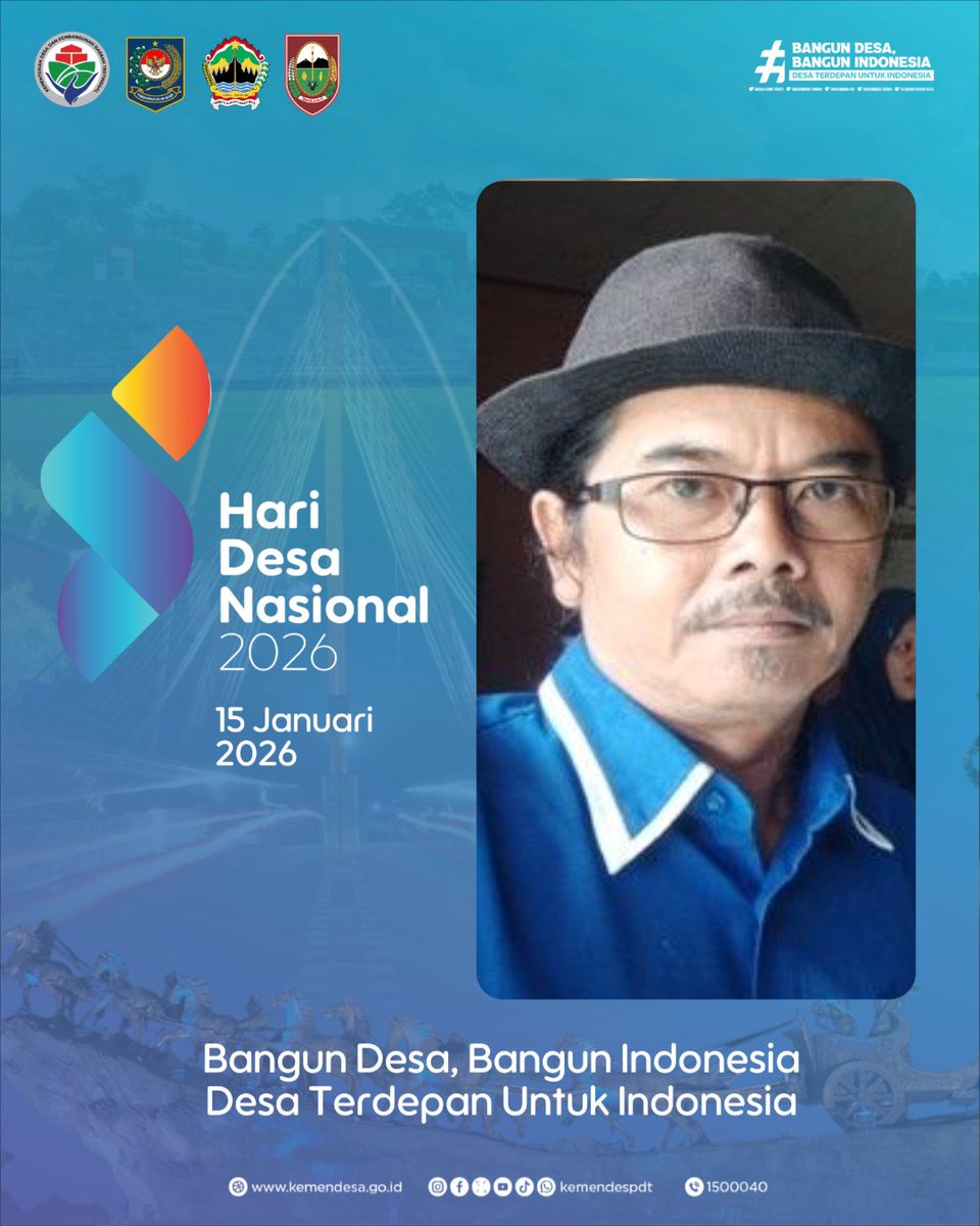 SEMARAK HARI DESA NASIONAL 2026
Bangun Desa Bangun Indonesia
Boyolali. Kamis 15 Januari 2026  

<a href="/prabowo/">Prabowo Subianto</a>
<a href="/gibran_tweet/">Gibran Rakabuming</a>
<a href="/YandriSusanto/">Yandri Susanto</a>
<a href="/ArizaPatria/">Ariza Patria</a>
<a href="/kemendespdt/">#BangunDesaBangunIndonesia</a>
<a href="/bpsdmkemendesa/">Bpsdm Kemendesa</a>
#HariDesaNasional2026
#BangunDesaBangunIndonesia
#DesaTerdepanUntukIndonesia
#PendampingDesaHebat