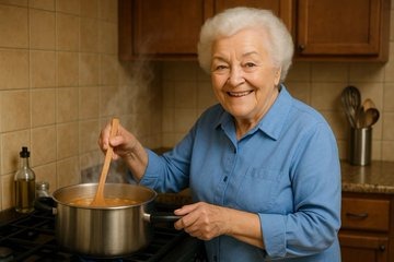 cheeizo's tweet image. wilma cooking boys