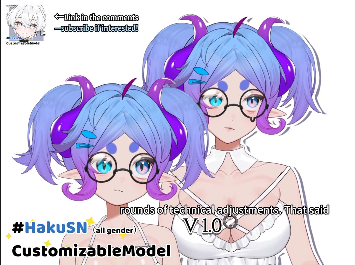 HAKUSN CustomizableModel tweet media