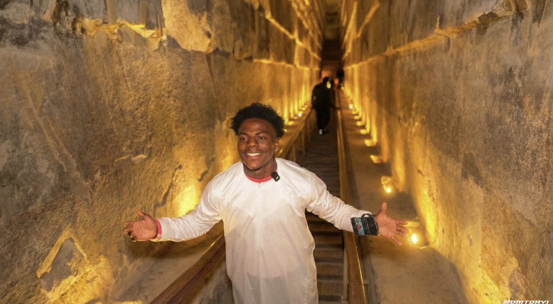 Mr Beast did a video in the pyramids vs IShowSpeed live streamed in the pyramids. Learn the difference.