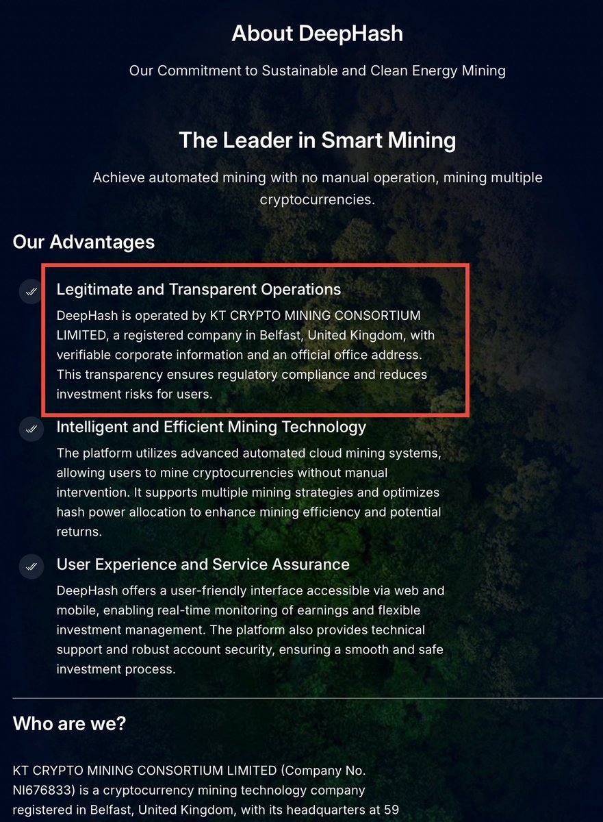 InnovationCH's tweet photo. #DeepHash #AutoHash #MiningToken #XRPMining All Connected
Auto Hash claims KT Crypto Mining Consortium (UK) & Swiss ‘Blockchain Finance’ AG as operators
https://t.co/waQ4o8j9Ua
Deep Hash claims KT Mining
Mining Token claims Crypto Invest Center AG🇨🇭
@StructMint @0xdaelstrix https://t.co/2cnd5xms27