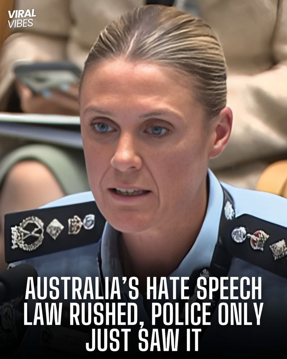 RositaDaz48's tweet image. The Australian Federal Police Commissioner has confirmed they’ve only just received the draft hate speech legislation, the very same bill PM Anthony Albanese says WILL pass Parliament next week.

Let that sink in. The agency expected to enforce the law is seeing it at the last…