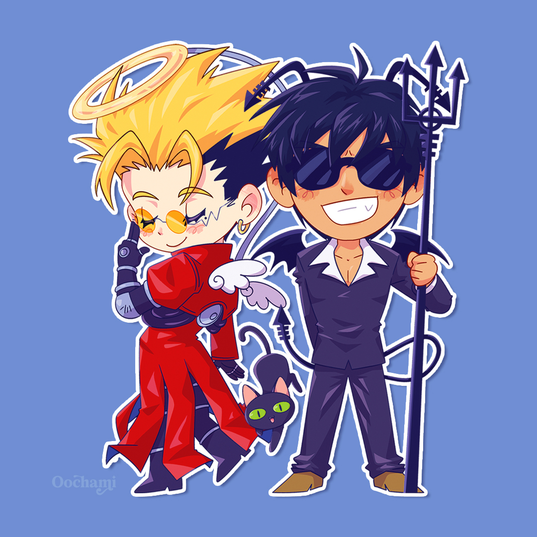 👼😈 #TRIGUN #TRIGUNSTAMPEDE #TRIGUNSTARGAZE #trimax #vashwood #vw