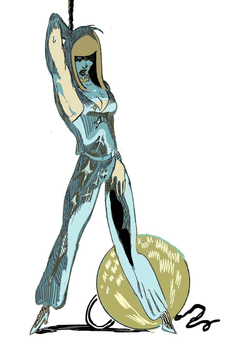 fencuary's tweet image. klaasje, disco dancer, for a patron