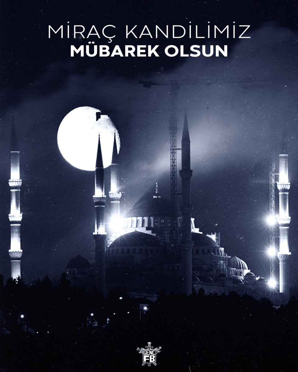 Tüm İslam aleminin Miraç Kandili'ni en içten dileklerimizle kutlar, Cenab-ı Allah'tan hayırlara vesile olmasını dileriz. 

#GençFenerbahçeliler