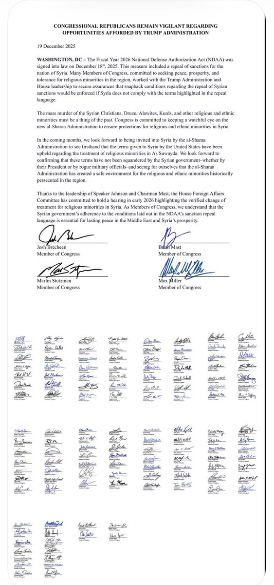 Signed by U.S. Senators and shaped by the Friends of Kurdistan lobby, which worked tirelessly for the Kurds and minorities in Kurdistan.
Now is the time to honor commitments and ensure real protection for the Kurds.

#StandWithKurds #Kurdistan #HumanRights