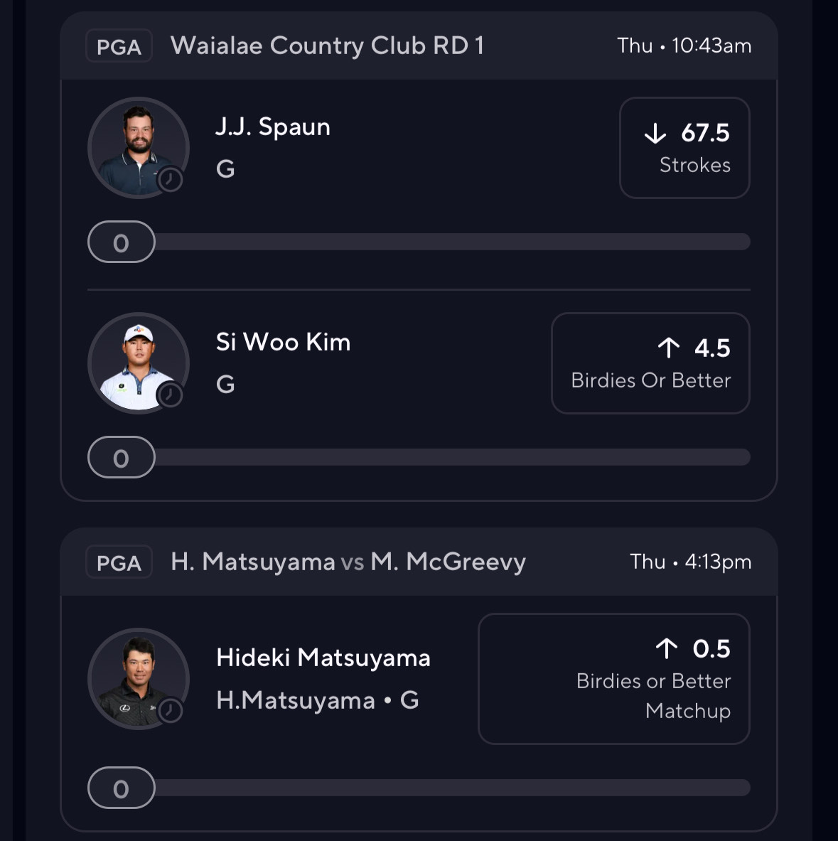 ThePropReports's tweet photo. Golf season is upon us⛳️Here are my locks of the day for Round One tomorrow at the Sony Open👿👑💸#Prizepicks #PGATour #Golf #locks https://t.co/NVdsSGwCcC