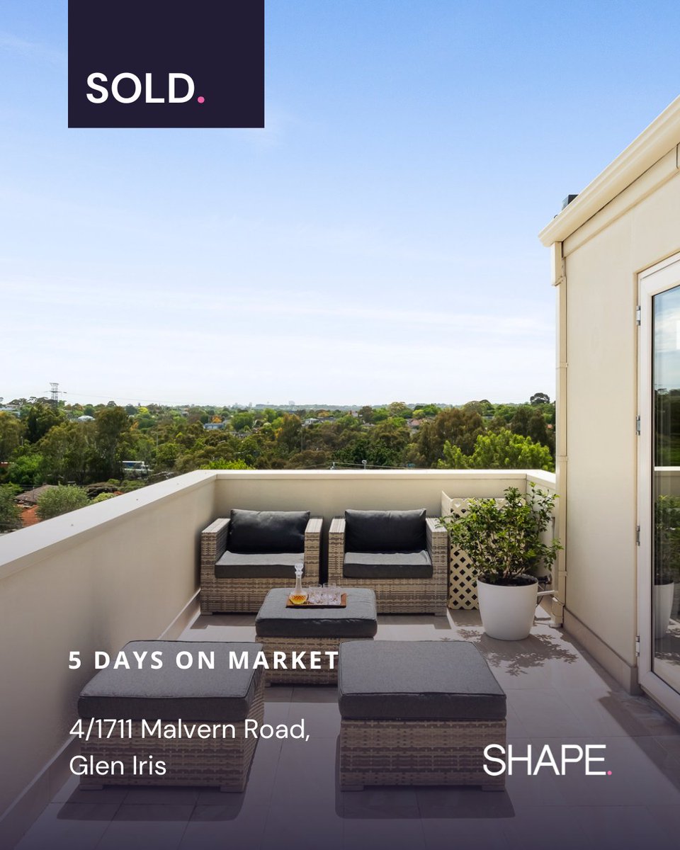 SOLD - 5 DAYS ON MARKET | Superb town residence in the esteemed ‘Heritage Close’ enclave.

📍4/1711 Malvern Road, Glen Iris
 🛏️3-4 | 🛁 3 | 🚘 2
 
Cindy Tamber (0420 509 934)
Nick Kamaretsos (0438 774 249)
 
For more info tap the link below:
bit.ly/3KWF25D